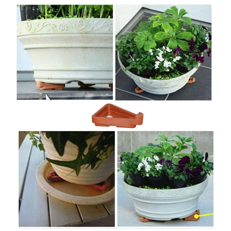 Bộ 12 Dụng Cụ Hỗ Trợ Nâng Chậu Cây Cảnh Thiết Kế Ba Chân Tiện Dụng