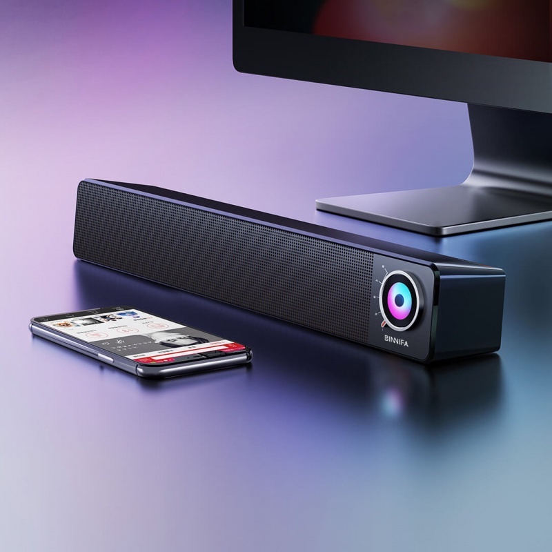 Loa Bluetooth  Xiaomi Youpin BINNIFA Play 1D nhỏ gọn ,hệ thống dàn âm thanh 2.2 - Minh Tín Shop