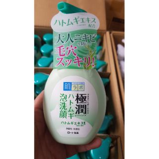 Sữa rửa mặt tạo bọt Hadalabo trà xanh