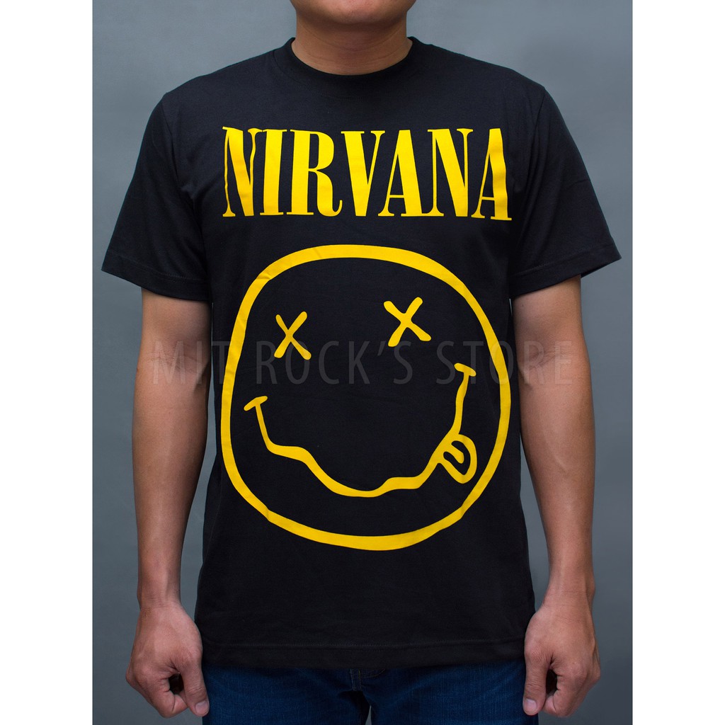 Áo Nirvana  - Rock band tee - Áo Rock - Size S, M, L, XL, XXL - Áo Thái Lan
