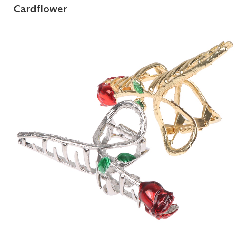 Kẹp Tóc Hoa Hồng Thời Trang Cho Nữ