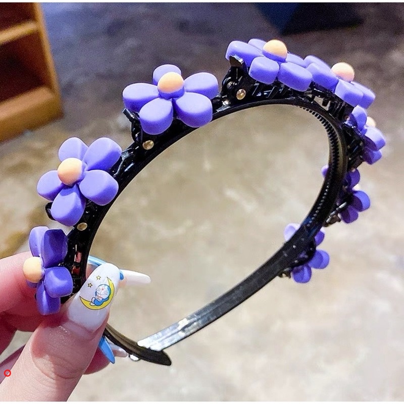 Băng đô đính hoa dễ thương cho bé