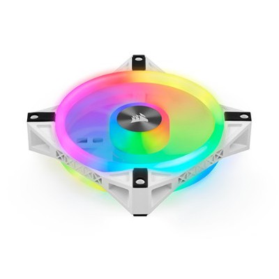 Bộ 3 quạt máy tính 120mm Corsair QL120 WHITE PRO RGB LED kèm Node CORE