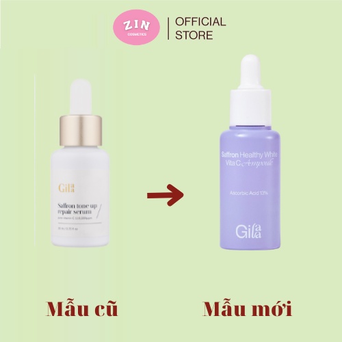 Tinh Chất Dưỡng Trắng Gilaa Saffront Healthy White Vita C Ampoule 30ml