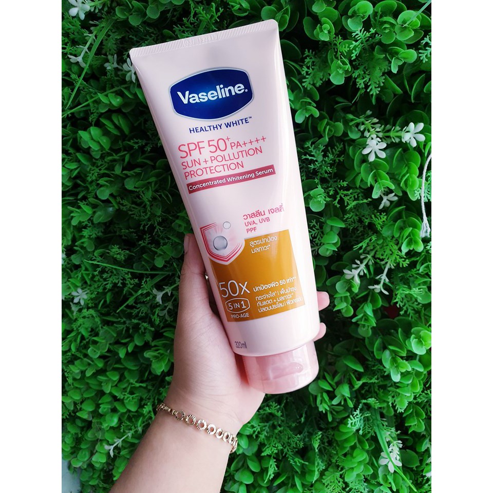 Dưỡng thể kích trắng Vaseline 50X - Siêu phẩm dưỡng da mới của nhà VASELINE THÁI