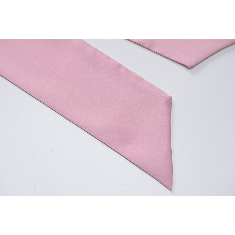 Áo Thun Tay Ngắn Cổ Polo Thêu Chữ Phối Dây Ruy Băng Thắt Nơ Thời Trang Cho Nữ