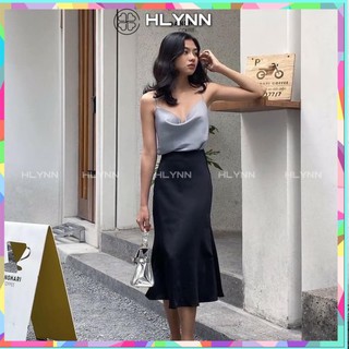 Sale chân váy đuôi cá lụa dày cao cấp m87 loại 1