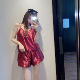 Bộ Đồ Ngủ Hai Dây Thoải Mái Mát Mẻ Thời Trang Cho Nữ