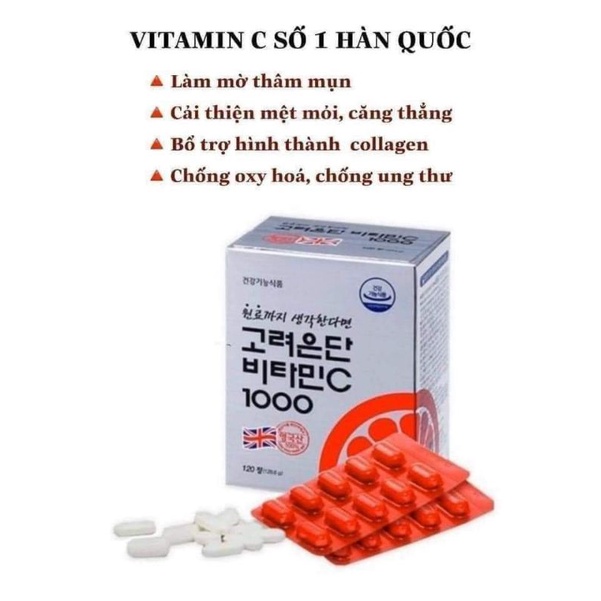 Vitamin C EUNDAN 1000mg 120v