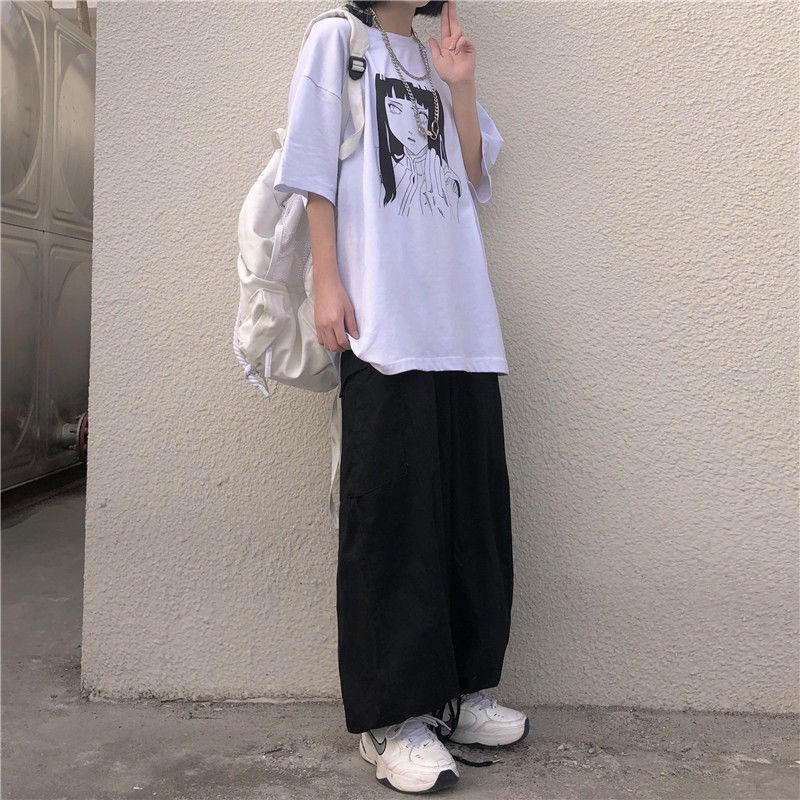 [Mã FAMARAL1 giảm 10K đơn 50K] Áo thun tay lỡ form rộng unisex Hinata, Áo phông Tiger.86 AFR244