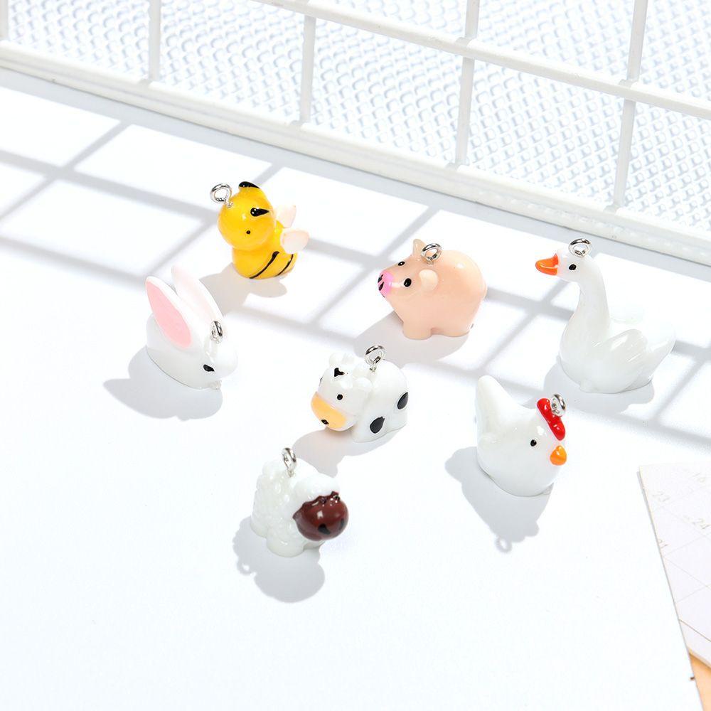 HS Set 10 Mặt Dây Chuyền / Móc Khóa / Vòng Tay Hình Động Vật Mới