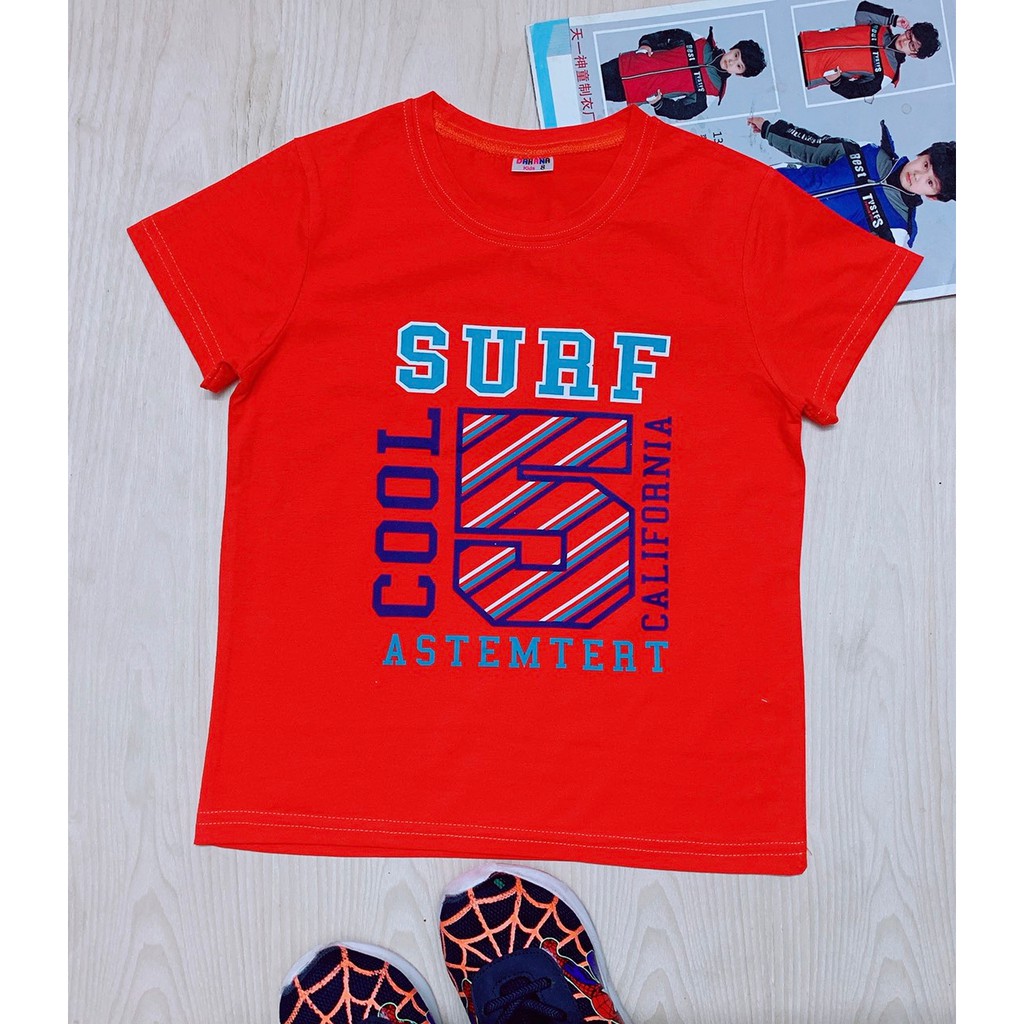 Áo thun cộc tay bé trai - áo phông cộc tay bé trai chất cotton mát mẻ co dãn thoải mái