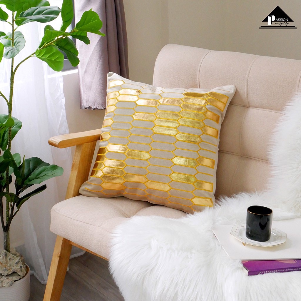 Gối Tựa Lưng Trang Trí Sofa Ánh Thạch Anh 9396