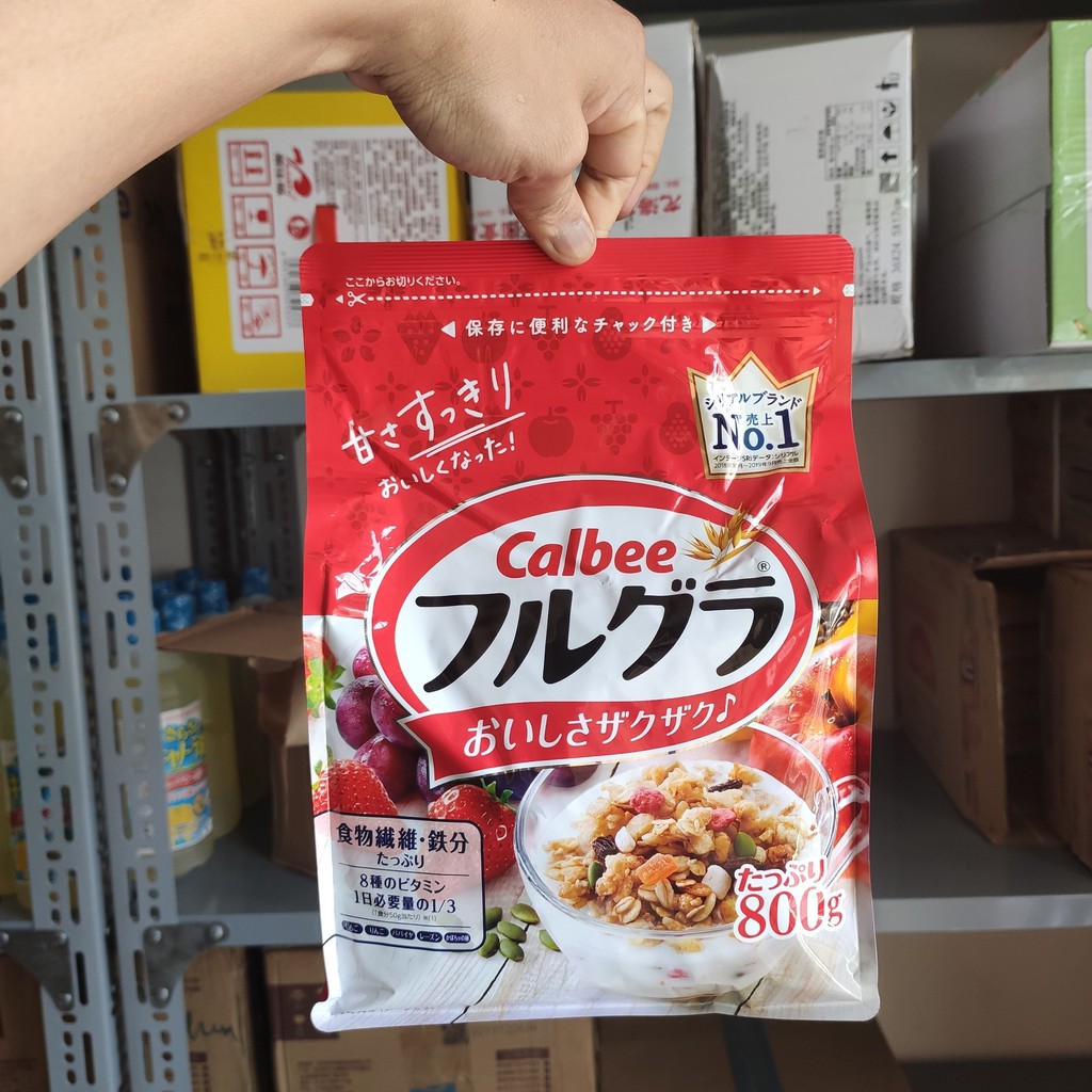 Ngũ cốc Calbee Nhật Bản [FREESHIP_MẪU MỚI 2022] hàng chuẩn nội địa, đủ màu đủ vị ngon tuyệt DATE 2022 | BigBuy360 - bigbuy360.vn
