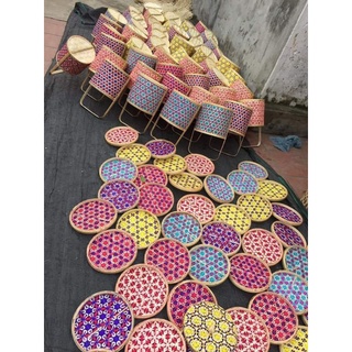 Hộp tre giỏ tre làn tre bằng mây tre đan hoa