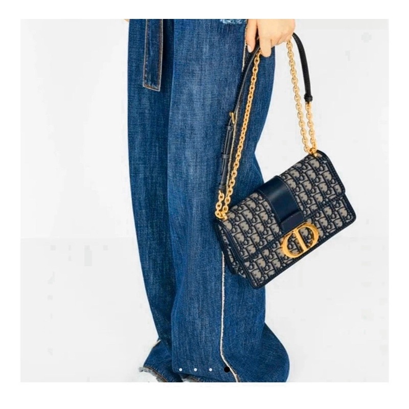 Túi W566-25 Dior Montaigne 30 full2box khoá logo Dior vàng ♥️