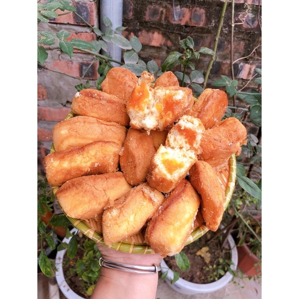 500gam bánh bông lan ăn sáng sợi thịt gà/ phô mai