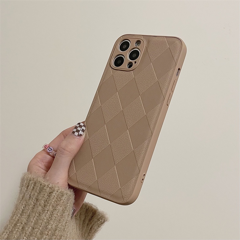 Ốp Điện Thoại Da Bảo Vệ Máy Ảnh Cho iPhone 14 13 12 11 Pro Max Mini XS XR X 8 7 6 6S Plus + SE 2020