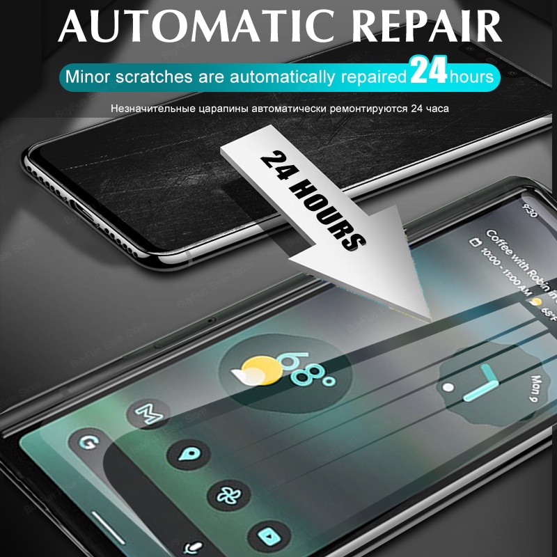 3 in 1 Hydrogel Film For Google Pixel 6a Screen Protector Back Film For goole pixel 6a 6 5a 5 a Safety Film Not Glass