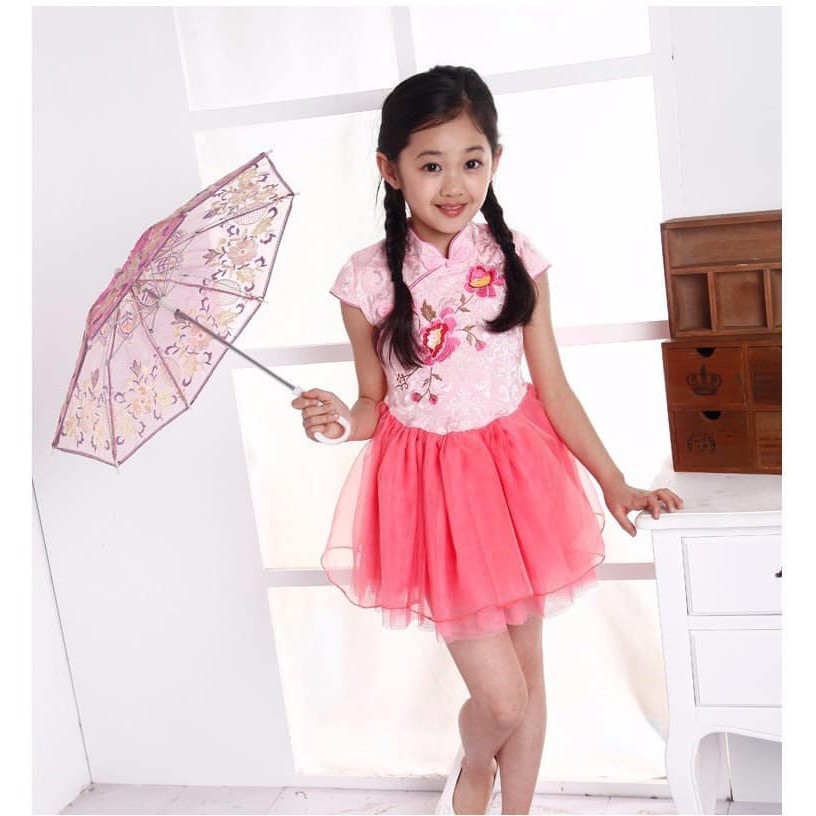 F008 - Đầm cao cấp bé gái hàng nhập