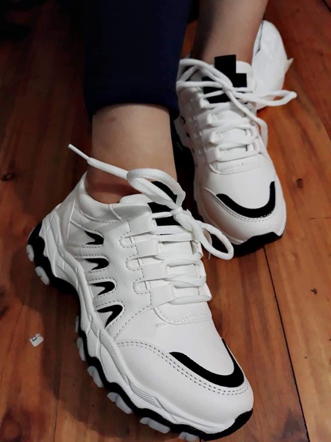 Giày thể thao nữ phong cách đế phối màu hót hít mã A14 | BigBuy360 - bigbuy360.vn