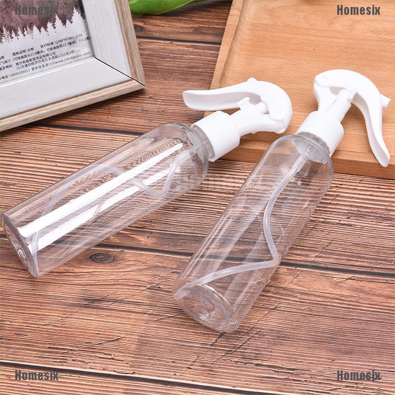 [zHMSI] 200ml Empty Spray Bottle Transparent Plastic Liquid Dispenser Shampoo Bottle TYU