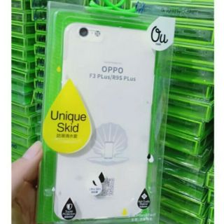 Ốp lưng silicon trong suốt cho oppo F3 plus hiệu ou case