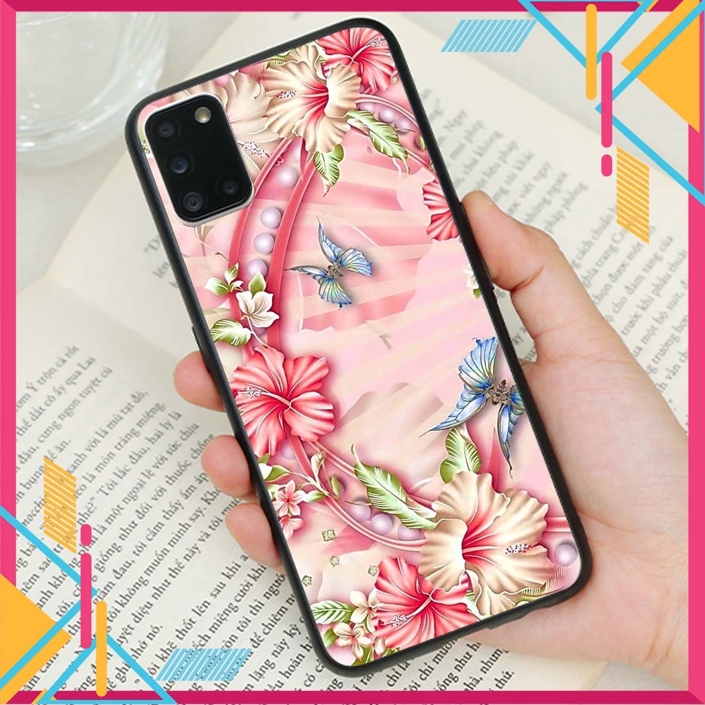 Ốp lưng Samsung A31 in hình hoa xinh xắn, hiện đại , thời trang ,phong cách