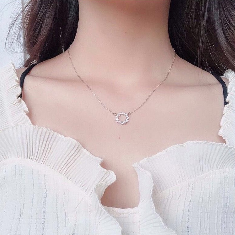 Vòng cổ Mặt Tròn Thời Trang Dành Cho Nữ