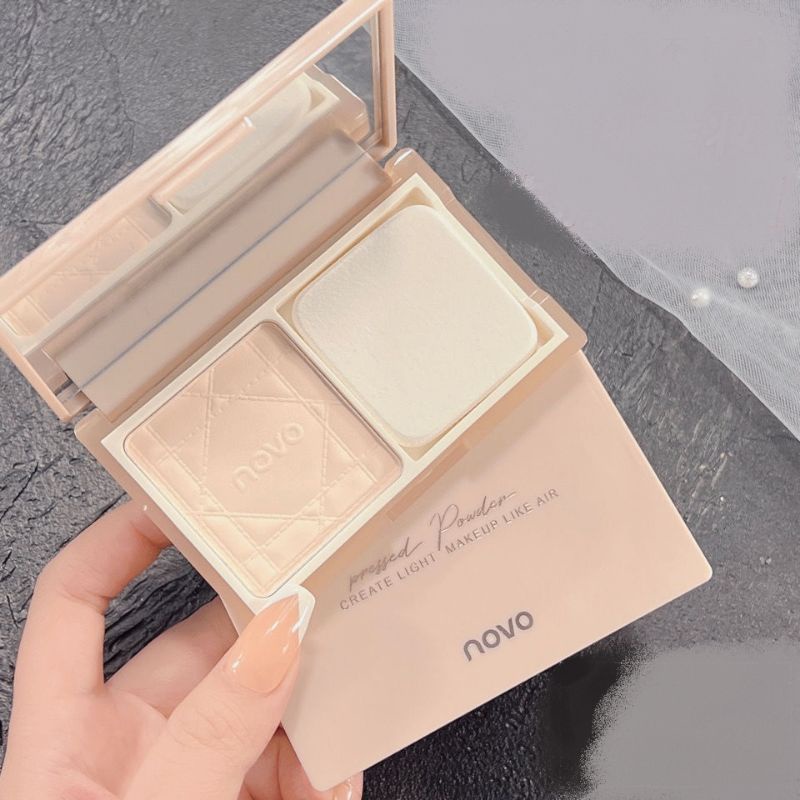 NOVO - Phấn phủ nén Novo Create Light Makeup Like Air Pressed Powder