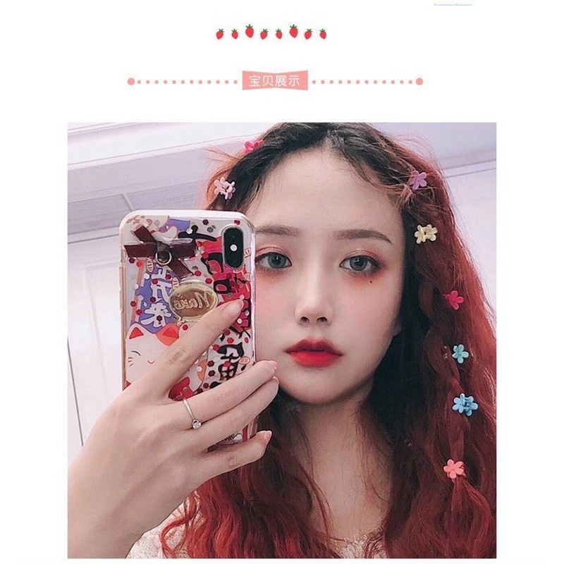 Kẹp Tóc Càng Cua Mini Set 50 Chiếc Nhiều Màu Siêu Dễ Thương Cho Bé Gái Shop Mẹ Bí Đỏ PK50