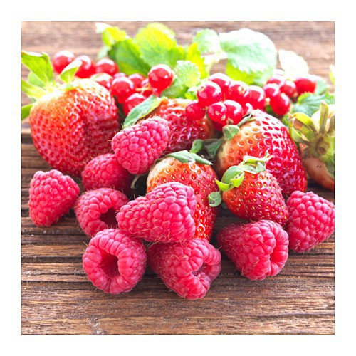 Nến thơm cốc hương Red garden berries Ikea 7,5cm