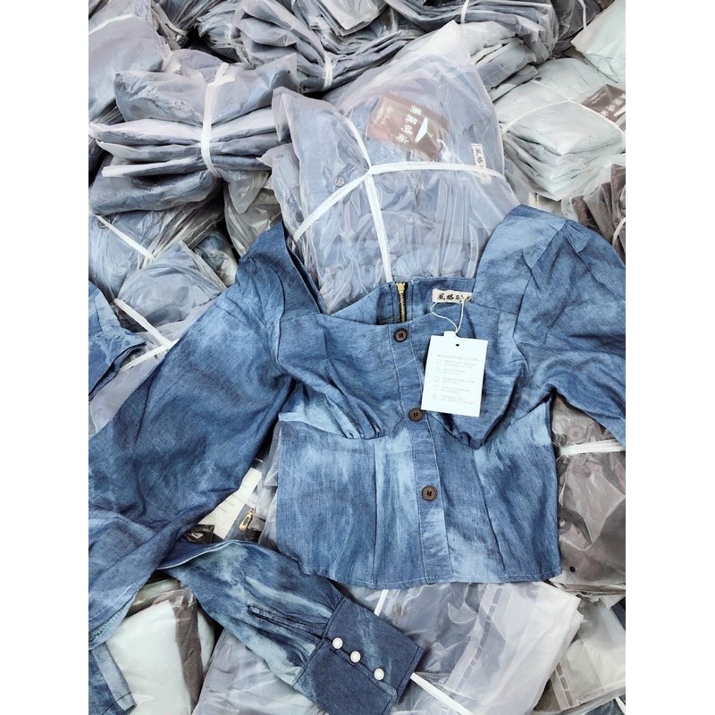 Áo jean thiết kế TAOBAO