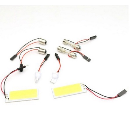 Bóng đèn LED trần siêu sáng nội thất đa năng COB 12V trắng  tiện dụng dành cho xe hơi ô tô tương thích Toyota Vios