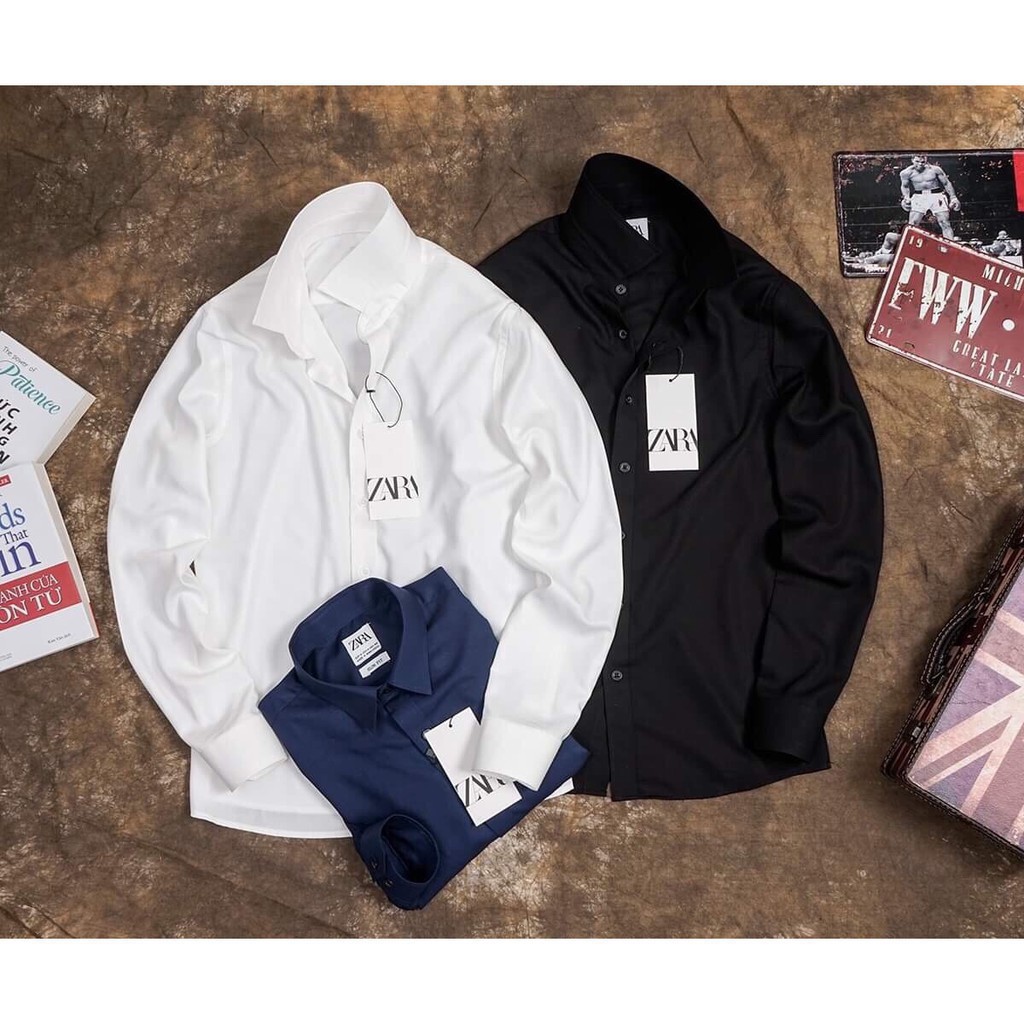 Sơ Mi Nam Trơn Sợi Tre Màu Trắng Số Lượng Có Hạn | BigBuy360 - bigbuy360.vn