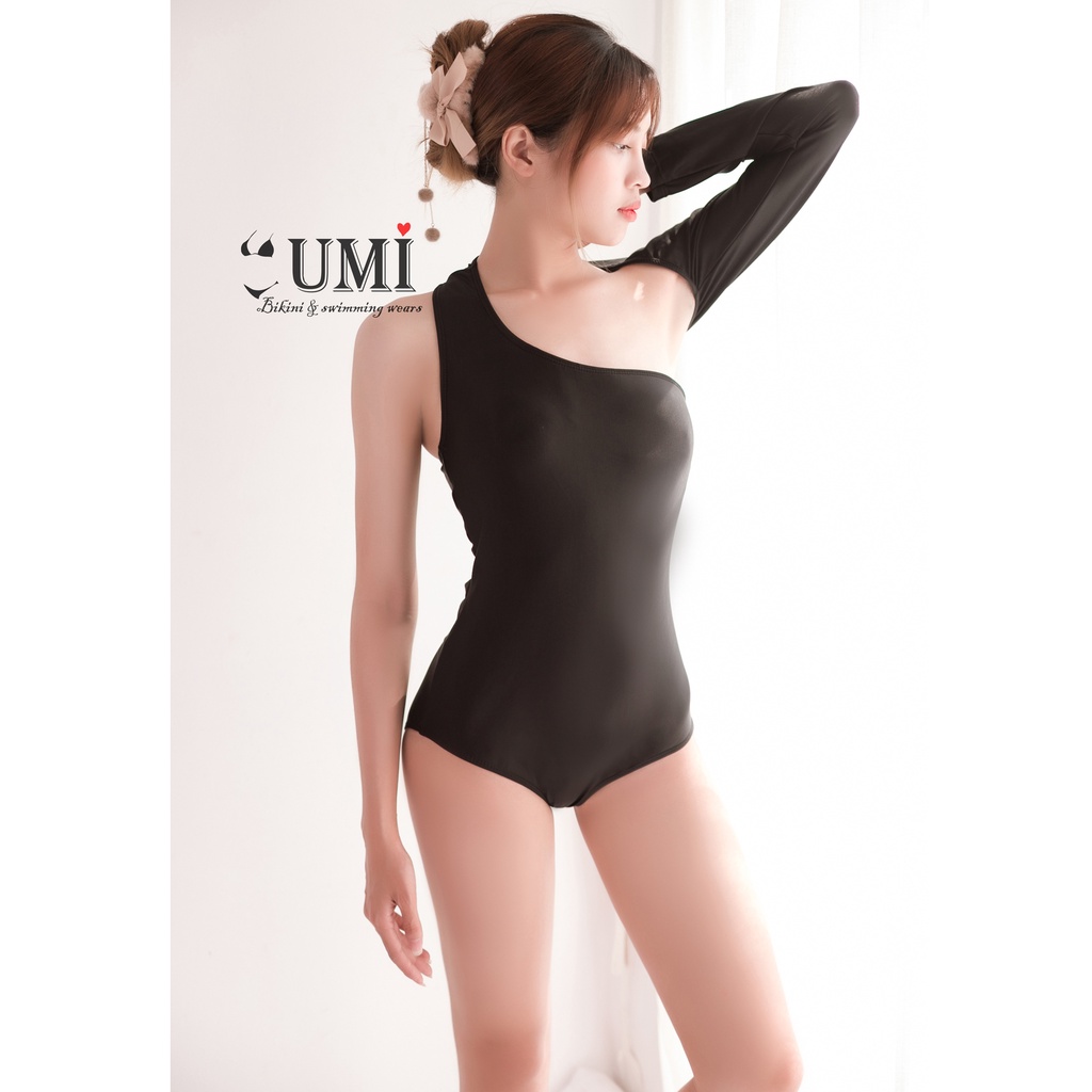 Bikini Bộ Bơi 1 mảnh Liền Thân Một Ống Tay-cực tôn dáng siu sang chảnh- BIKINISTORE Bộ Sưu Tập Đồ Bơi Nữ