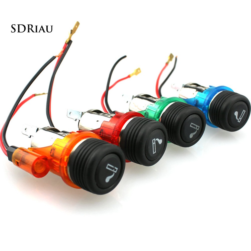 Bộ đầu cắm sạc nguồn 12V 120W kiêm bật lửa dành cho xe hơi