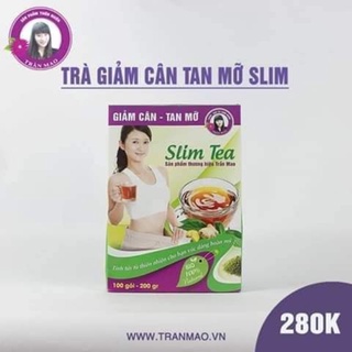 Trà giảm cân tan mỡ thảo dược slim tea Trần Mao
