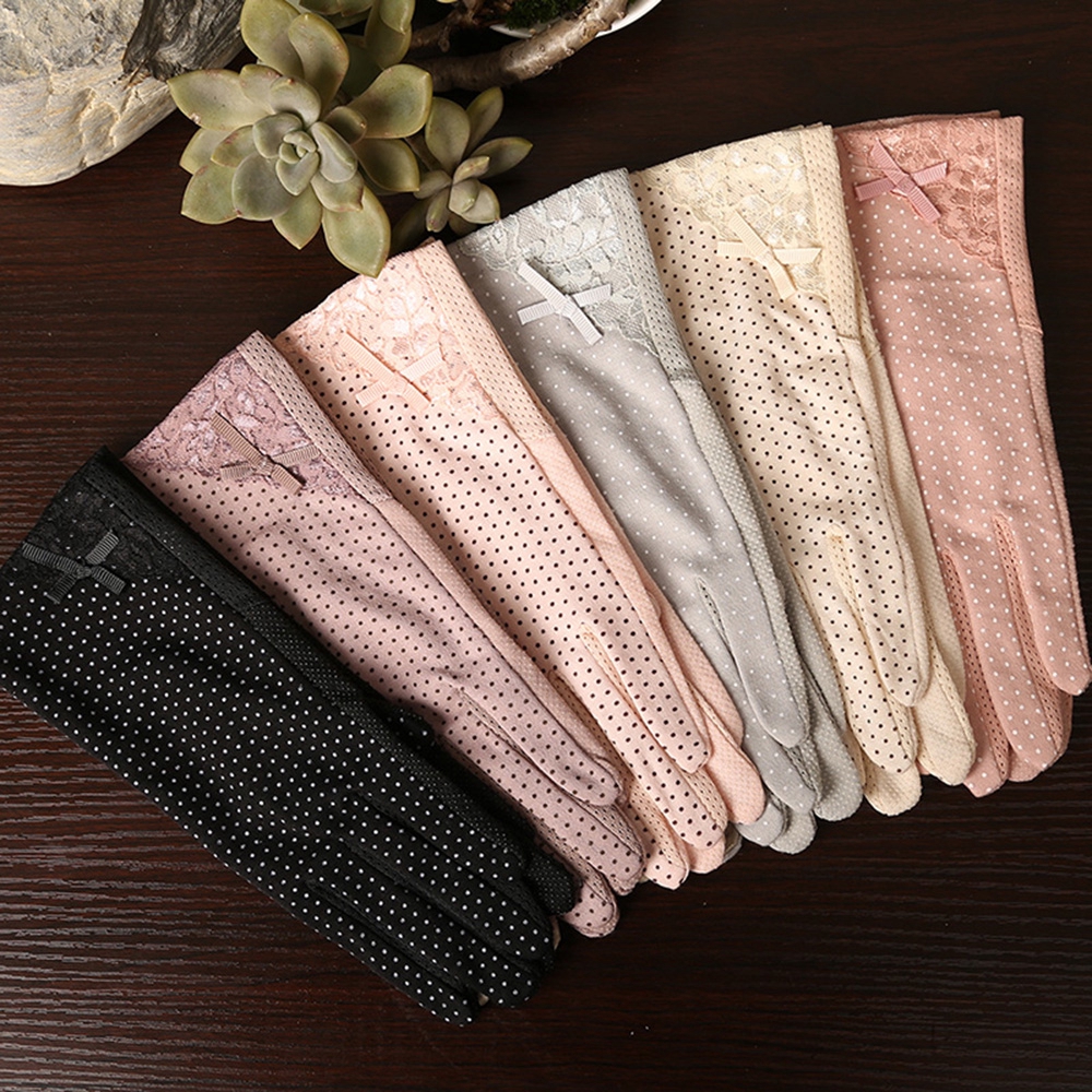 Găng tay ren chống trượt thoáng khí cho nữ