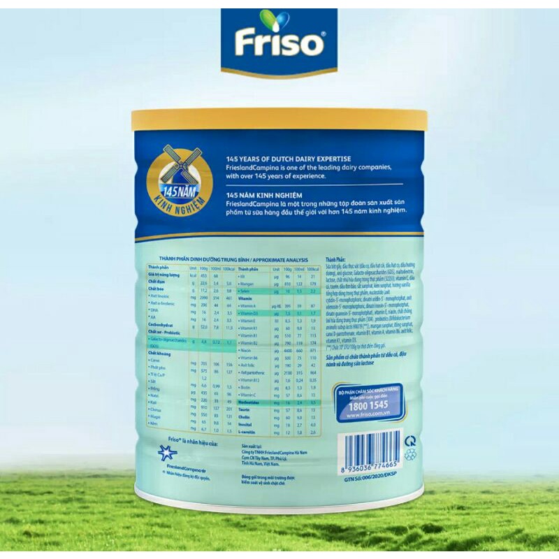 🌱🌱(Hsd 2023) Sữa Bột Friso Gold 4 1,4kg Mẫu Mới (2_4 tuổi)