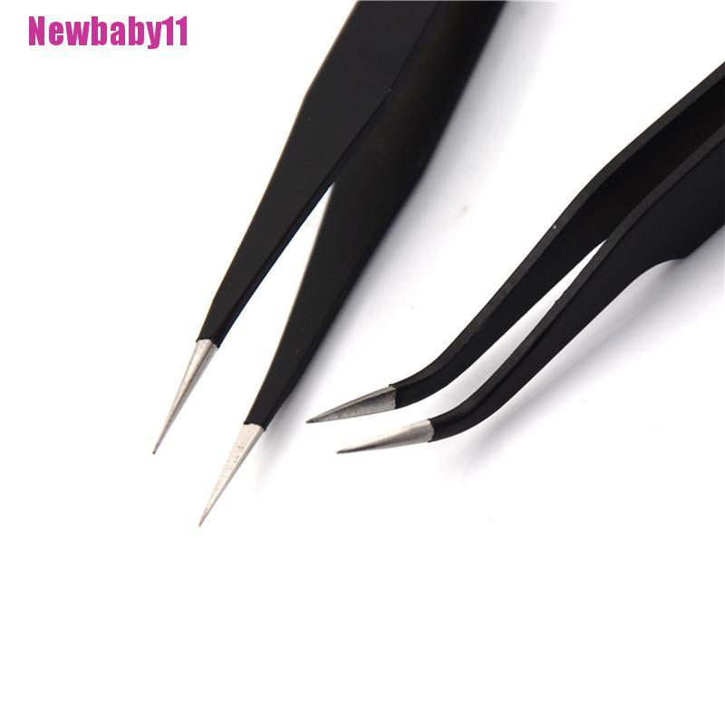 Set 2 Nhíp Màu Đen Chống Tĩnh Điện Thời Trang Cho Bé [BABY11]