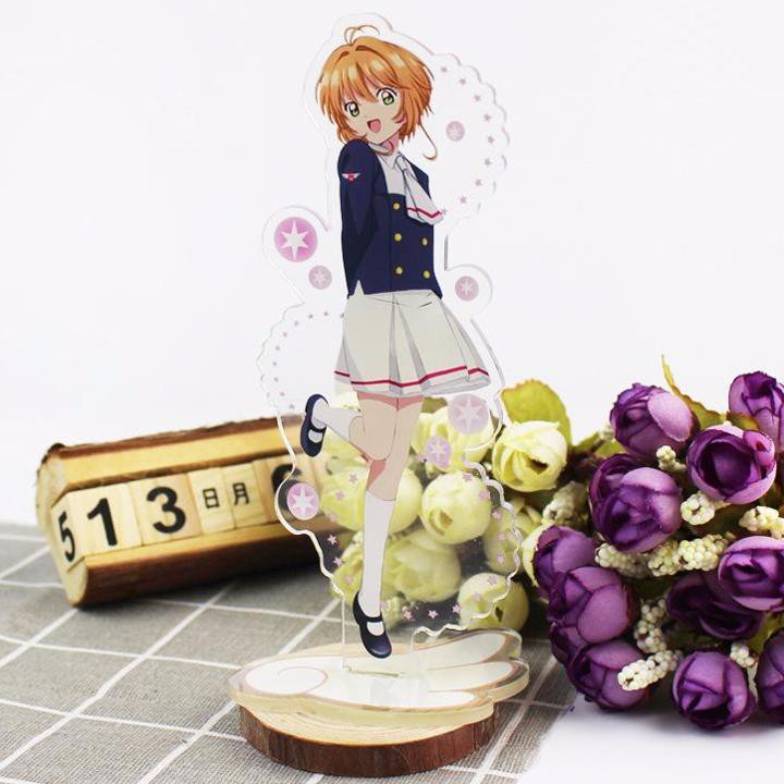 Standee Cardcaptor Sakura Thủ lĩnh thẻ bài Tượng Acrylic Standee Anime mica trang trí trưng bày mô hình