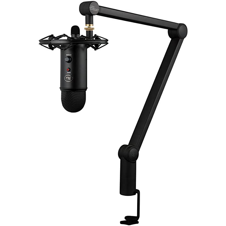 bộ Micro Blue Yeti USB Microphone Broadcast Bundle + Compass Boom Arm + Radius III Shockmount