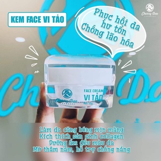 Kem Face vi tảo dưỡng trắng đánh bay nám sạm, tàn nhang, hồi sinh làn da giúp da căng bóng trắng mịn CRD cherry đào