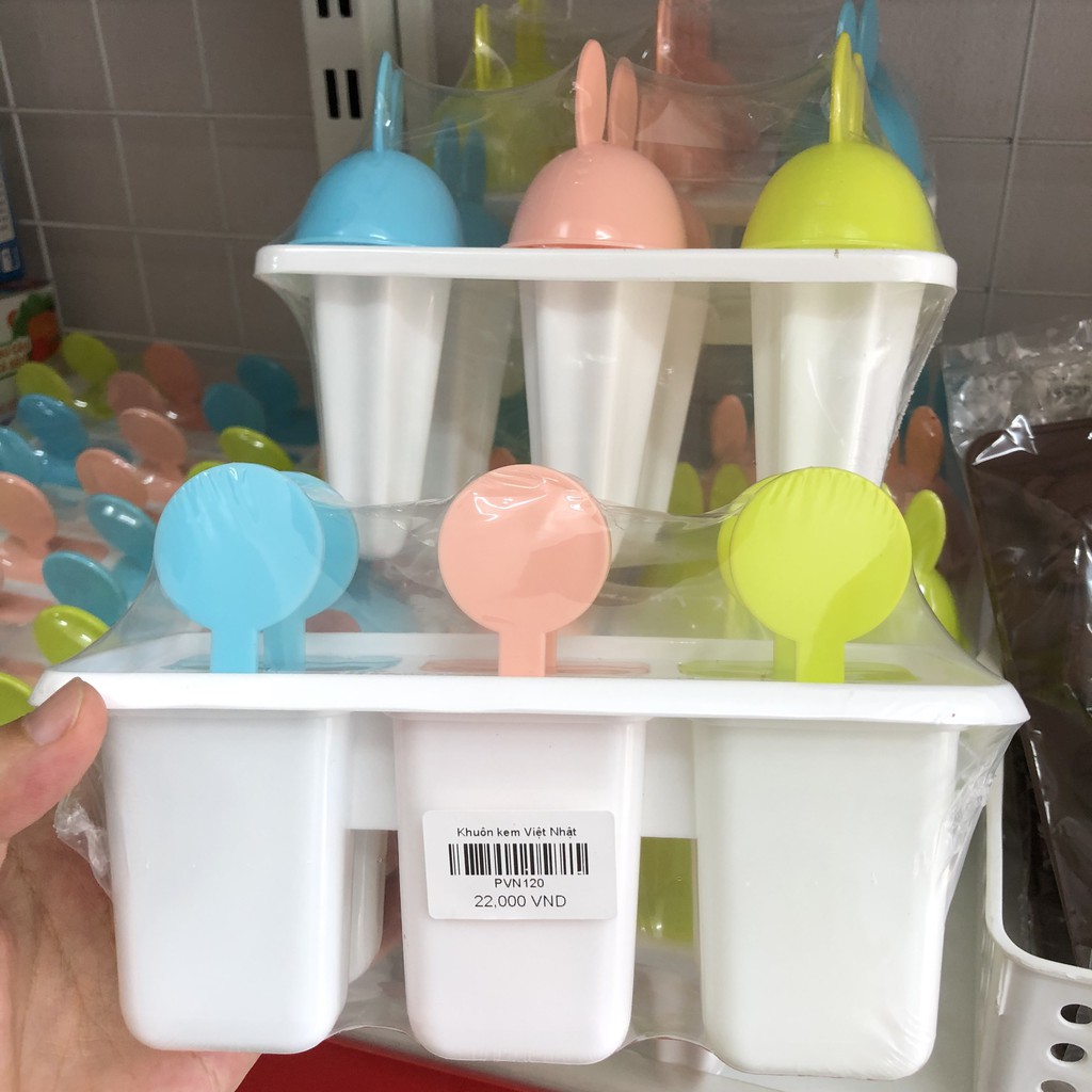 Khuôn Làm Kem Que Mùa Hè Việt Nhật 6 que
