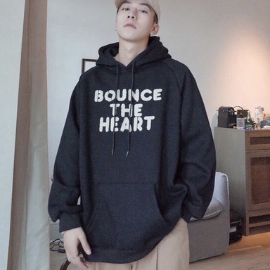 Áo khoác nỉ bông cotton dày mịn - hoodie form rộng unisex Bounce - 2N Unisex