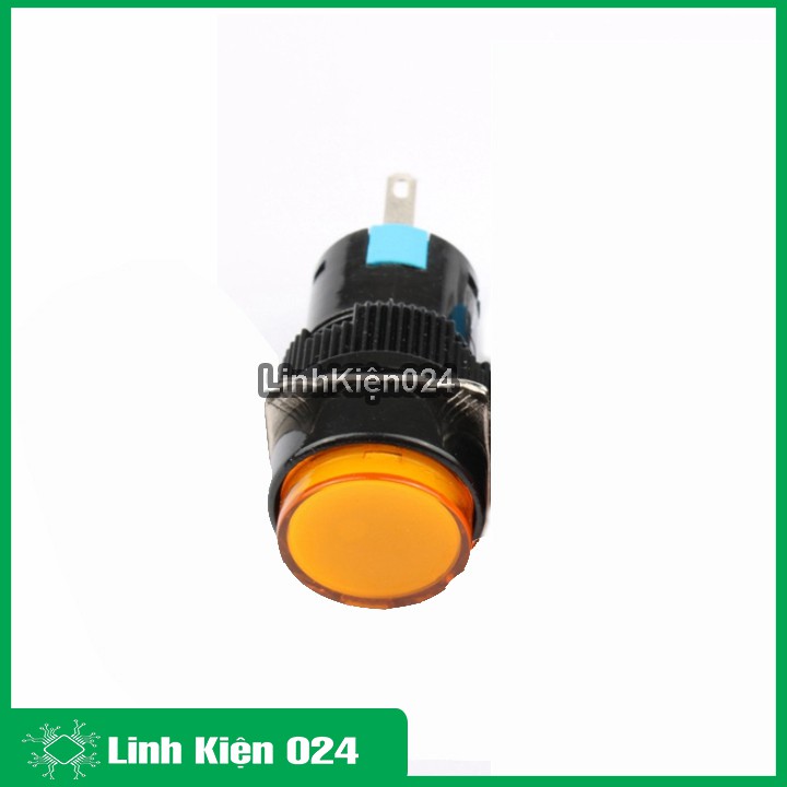 Nút Nhấn Đề 15mm-220VAC AL6- A Nhấn Giữ Có Đèn