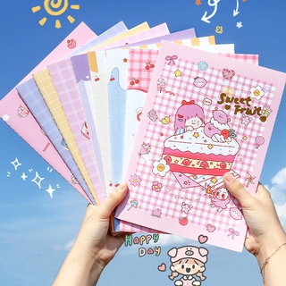 yoopin Set 30 tờ sổ tay A5 họa tiết hoạt hình đáng yêu cho học sinh