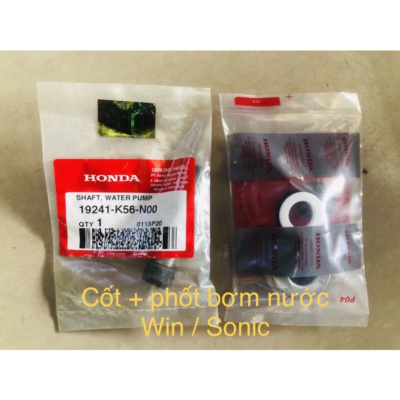 Bộ phốt bơm nước+cốt bơm nước Sonic / Win chính hãng