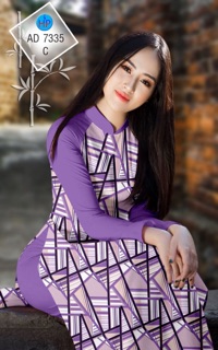 Vải áo dài lập thể đều